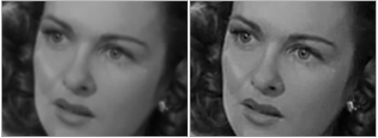 Joan Bennett (1910-1990) dans Scarlet Street (1945) - zoom 400% de l'image ci-dessus 