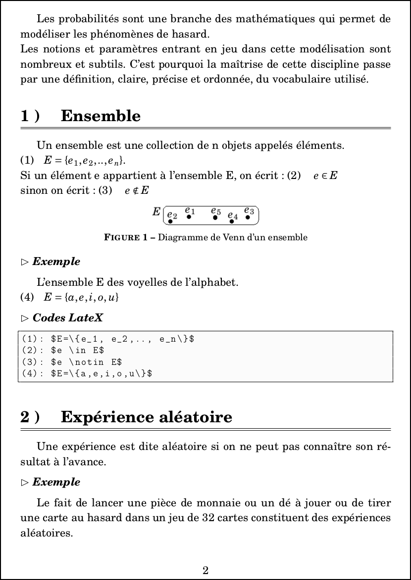 LateX - Ensemble