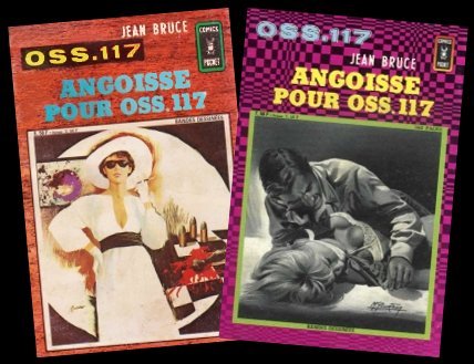 oss117 Angoisse  de Jean Bruce - Couverture du roman BD aux ditions Comics Pocket