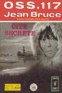 Cit secrte,  de Jean Bruce - Couverture du roman en BD aux ditions Comic Pocket, illustre par Michel Gourdon