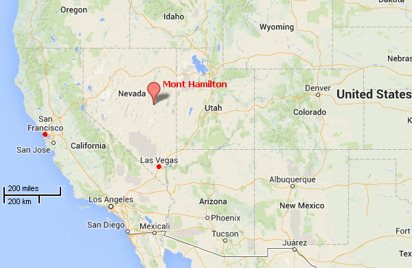 USA, Nevada : Source Google Maps 