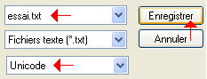 format unicode